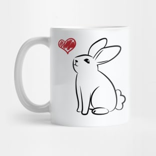 Bunny Rabbit in love Mug